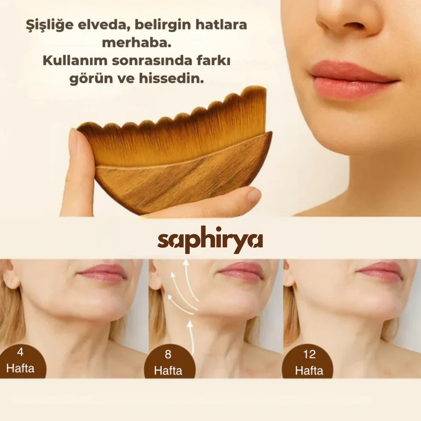 Saphirya™ Lenfatik Masaj Fırçası